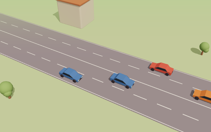 Dépassement sur chaussée à double sens