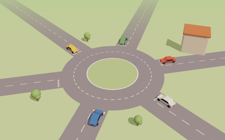 Priorité au rond-point sans signalisation
